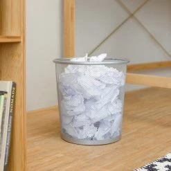 Relaxdays Papierkorb Rund Metallgeflecht -KALDEWEI-Shop 8600323900 1002250555 prod 002