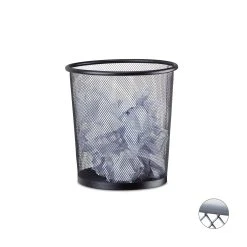 Relaxdays Papierkorb Rund Metallgeflecht -KALDEWEI-Shop 8600323900 1002250555 prod 005