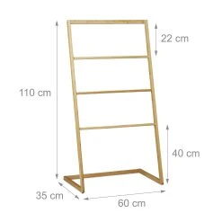 Relaxdays Handtuchhalter Stehend Aus Bambus -KALDEWEI-Shop 8600323900 100288700 prod 004