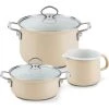 Riess Topfset 3-teilig CAPPUCCINO -KALDEWEI-Shop 8600330400 2154933 prod 001
