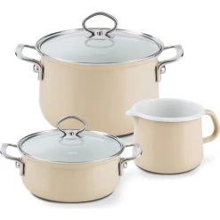 Riess Topfset 3-teilig CAPPUCCINO