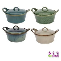 Neuetischkultur Auflaufschale Mit Deckel 4er Set Keramik -KALDEWEI-Shop 8600330400 50001262 prod 004