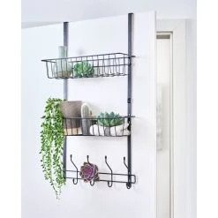 HTI-Living Tür-Hängeregal Mit 2 Körben