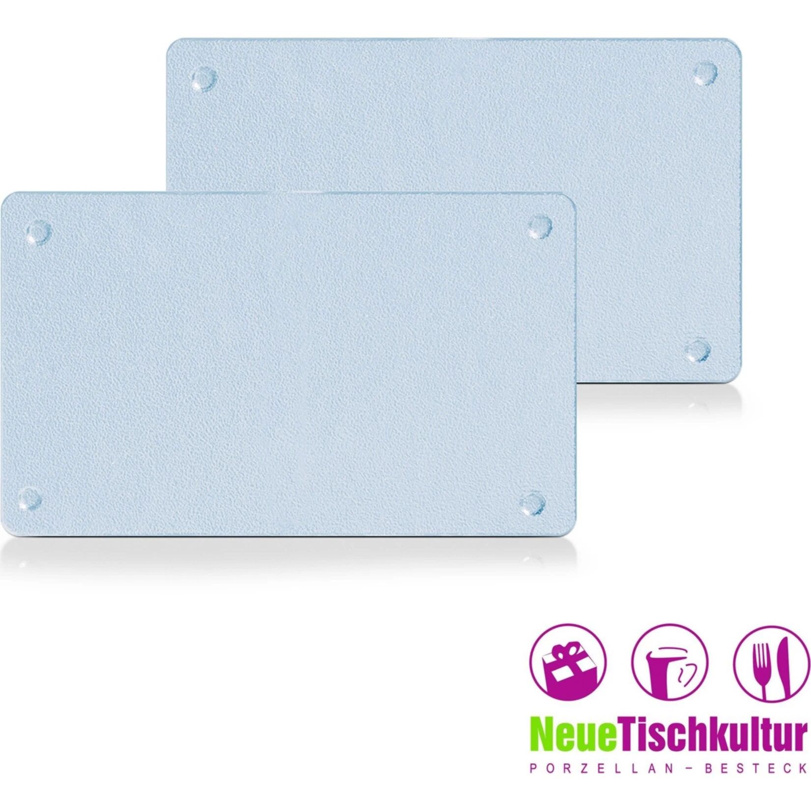 Neuetischkultur Glasschneidebrett 2-teilig 4 Neuetischkultur Glasschneidebrett 2-teilig – Bild 2