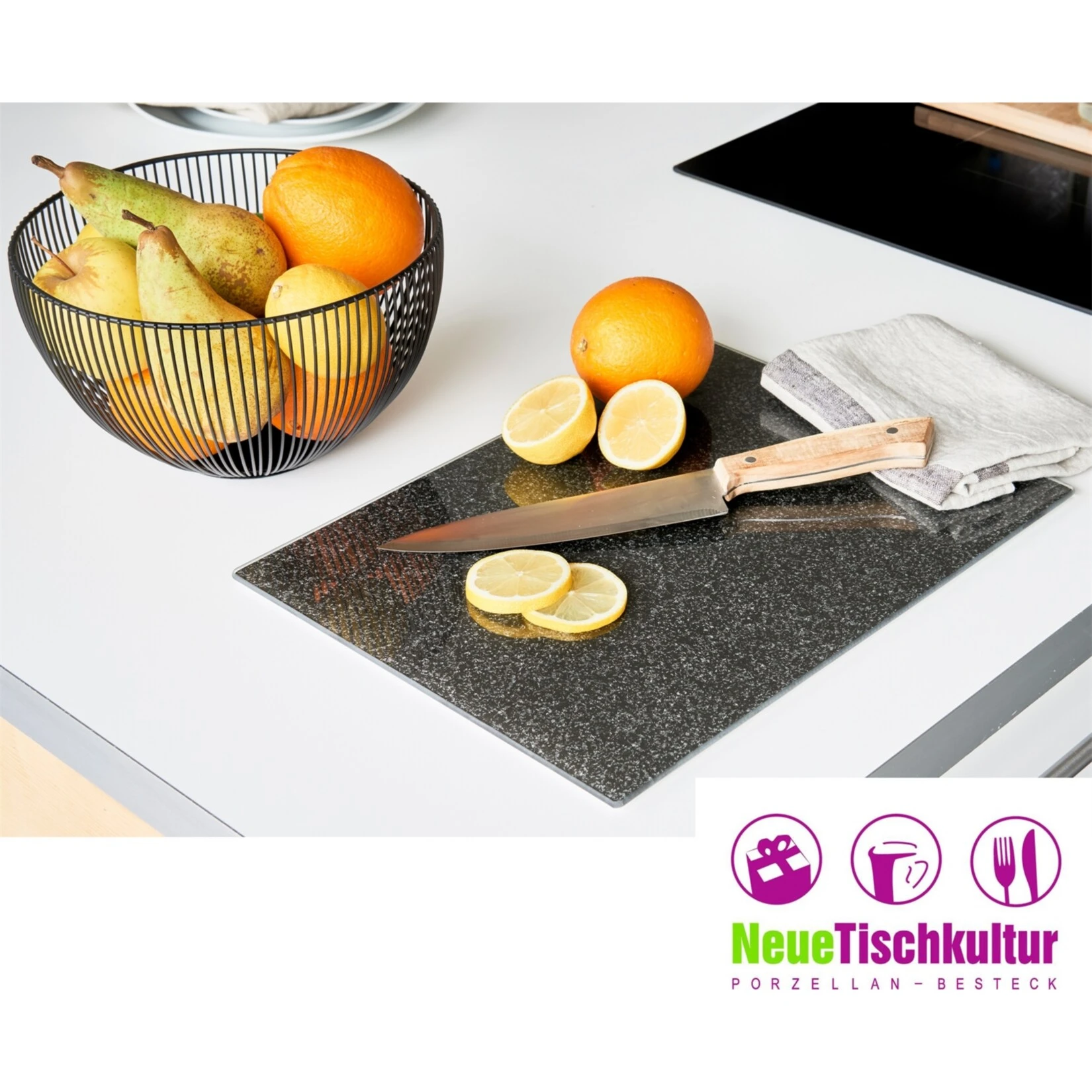 Neuetischkultur Glasschneideplatte Granit 4 Neuetischkultur Glasschneideplatte Granit – Bild 2