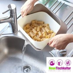Neuetischkultur Abgiess-Sieb Mit Auffangschüssel 8 Neuetischkultur Abgiess-Sieb Mit Auffangschüssel -KALDEWEI-Shop 8600330400 50002307 prod 003