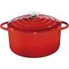 Neuetischkultur Bratentopf Emailliertes Gusseisen, Rot PROVENCE