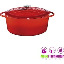 Neuetischkultur Bratentopf Gusseisen, Oval Rot PROVENCE -KALDEWEI-Shop 8600330400 50002676 prod 002