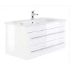 Badmöbel Villeroy & Boch Waschbecken Venticello 100 Cm In Weiß Hochglanz