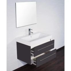 KERAMAG Waschtisch Waschbecken Badmöbel Unterschrank Icon B: 75 Cm Anthrazit -KALDEWEI-Shop 8600335800 18745 prod 002