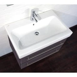 KERAMAG Waschtisch Waschbecken Badmöbel Unterschrank Icon B: 75 Cm Anthrazit -KALDEWEI-Shop 8600335800 18745 prod 004