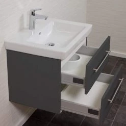 Badmöbel Inkl. Villeroy & Boch Waschbecken Subway 2.0 60cm Anthrazit Seidenglanz -KALDEWEI-Shop 8600335800 18761 prod 004
