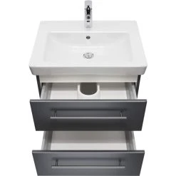 Badmöbel Inkl. Villeroy & Boch Waschbecken Subway 2.0 60cm Anthrazit Seidenglanz -KALDEWEI-Shop 8600335800 18761 prod 006