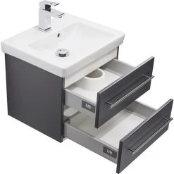 Badmöbel Inkl. Villeroy & Boch Waschbecken Subway 2.0 50cm Anthrazit Seidenglanz -KALDEWEI-Shop 8600335800 18787 prod 006