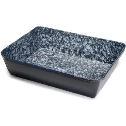 Acerto Emaille Ofenform Eckig 24 X 36 X 6 Cm