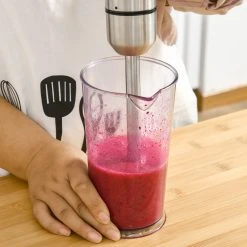 HOMCOM Stabmixer Mit Schneebesen, Messbecher Und Zerkleinerungsschüssel Bunt 10L X 6,5B X 41H Cm | Stabmixer Mixstab Mixer Handmixer Zerkleinerer Küchenmaschine -KALDEWEI-Shop 8600336600 800 103V90 prod 003