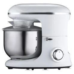 HOMCOM Standmixer Mit Zubehör Weiß 37L X 23B X 37H Cm | Handrührer Elektrisches Handmixer-Set Mixer Handmixer Standmixer -KALDEWEI-Shop 8600336600 800 112V90WT prod 002