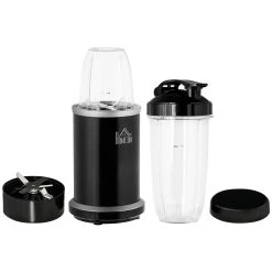 HOMCOM Standmixer Mit 2 Mixbechern Schwarz 13,5L X 13,5B X 37,5H Cm | Standmixer 1000w Mit 0 7l Und 0 35l Mixbecher 1000w Für Eis Obst -KALDEWEI-Shop 8600336600 800 131 prod 002