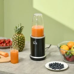 HOMCOM Standmixer Mit 2 Mixbechern Schwarz 13,5L X 13,5B X 37,5H Cm | Standmixer 1000w Mit 0 7l Und 0 35l Mixbecher 1000w Für Eis Obst -KALDEWEI-Shop 8600336600 800 131 prod 004