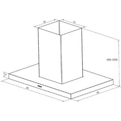 PKM 8099GIS Z Dunstabzugshaube 90cm Edelstahl Inselhaube Deckenhaube -KALDEWEI-Shop 8600349300 1117 prod 002