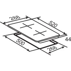 PKM EB-GK2-TC Glaskeramik Kochfeld Autark Doppelkochfeld Domino -KALDEWEI-Shop 8600349300 1142 prod 003