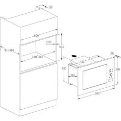 PKM MW900-23G-IN Einbau Mikrowelle 900 Watt Edelstahl 23 Liter Grill -KALDEWEI-Shop 8600349300 1198 prod 002