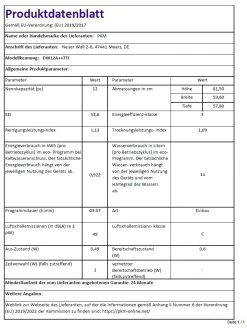 PKM DW12A++7TI Geschirrspüler 60cm Teilintegriert Spülmaschine -KALDEWEI-Shop 8600349300 1211 prod 002