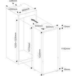 PKM KS215.0A++EB2 Einbau-Vollraumkühlschrank Groß Schleppscharniere Integrierbar -KALDEWEI-Shop 8600349300 1241 prod 004