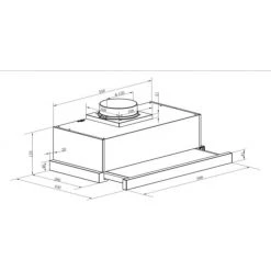 PKM UBH6002-2H Dunstabzugshaube Ausziehbar Edelstahlblende 60cm -KALDEWEI-Shop 8600349300 1259 prod 002