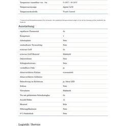 PKM WKS72B Weintemperierschrank Für 73 Fla. Weinkühlschrank Glastür -KALDEWEI-Shop 8600349300 1319 prod 003
