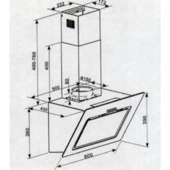 Umluftset Dunstabzugshaube + Filter PKM S7-60ABTH 60cm + Aktivkohle -KALDEWEI-Shop 8600349300 1411 prod 003