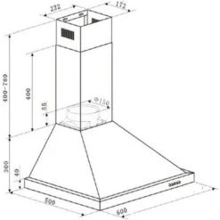 Umluftset Dunstabzugshaube PKM 6090-2H LED 60cm + Aktivkohlefilter -KALDEWEI-Shop 8600349300 1425 prod 002