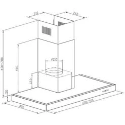 Umluftset Dunstabzugshaube + Aktivkohlefilter PKM 6004W 60cm Edelstahl -KALDEWEI-Shop 8600349300 1442 prod 002