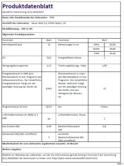PKM DW12-6FIA++ Geschirrspüler 60cm Vollintegriert Aqua Stop -KALDEWEI-Shop 8600349300 1451 prod 002