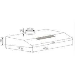 PKM KHU-603 Edelstahl Dunstabzugshaube 60cm Unterschrank Unterbau Filter -KALDEWEI-Shop 8600349300 1828 prod 006