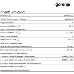 Gorenje WHU629ES/S Dunstabzugshaube Breite 60cm Unterbauhaube Silber -KALDEWEI-Shop 8600349300 2465 prod 002