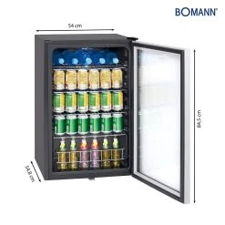 Bomann Getränkekühlschrank KSG 7283.1 Glas Freistehend Abschließbar -KALDEWEI-Shop 8600349300 2565 prod 003