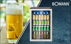 Bomann Getränkekühlschrank KSG 7283.1 Glas Freistehend Abschließbar -KALDEWEI-Shop 8600349300 2565 prod 004