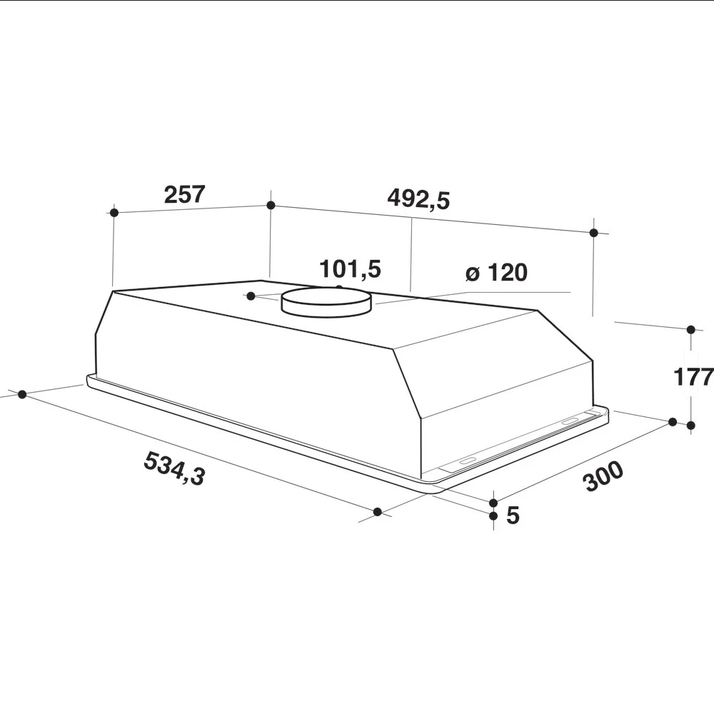 Bauknecht Dunstabzugshaube B CT 63F LS X Einbauhaube 60cm Lüfter 6 Bauknecht Dunstabzugshaube B CT 63F LS X Einbauhaube 60cm Lüfter – Bild 4