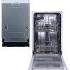 PKM GSP9-5FI Geschirrspüler 45cm Vollintegriert Spülmaschine 9 Gedecke