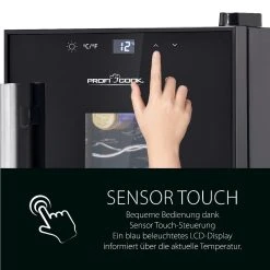 ProfiCook PC-WK 1230 Weintemperierschrank Für 6 Fla. Weinkühlschrank -KALDEWEI-Shop 8600349300 2692 prod 004