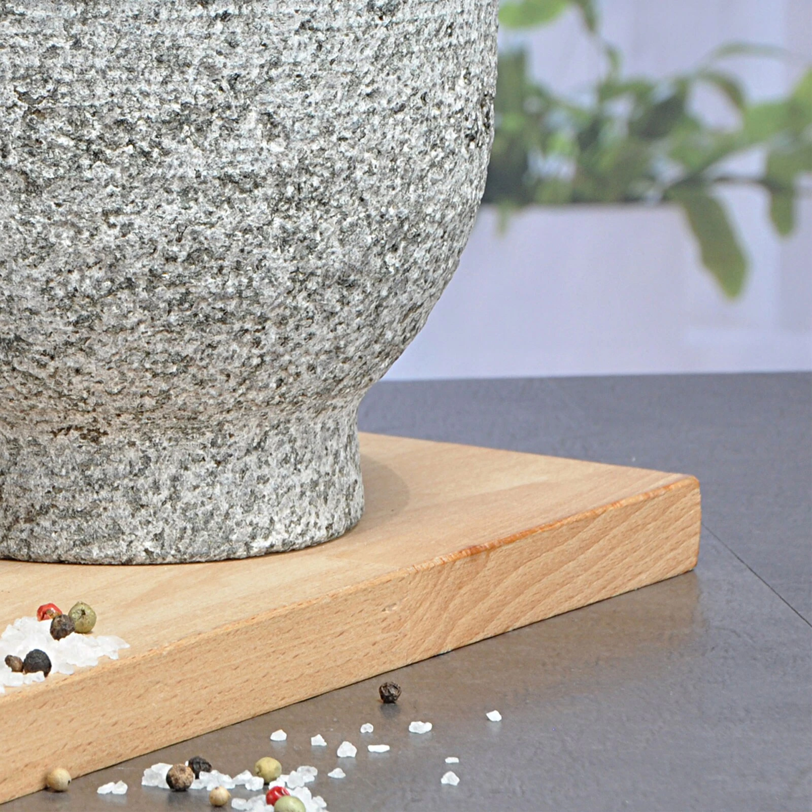 HI XXL Granitmörser Küchen Mörser Stößel Gewürzmörser Gewürzmühle Granit Stein Ø 15 6 HI XXL Granitmörser Küchen Mörser Stößel Gewürzmörser Gewürzmühle Granit Stein Ø 15 – Bild 4