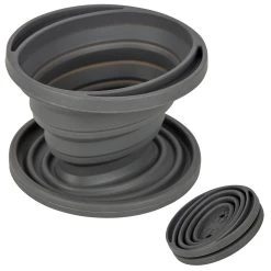 BO-CAMP Camping Kaffee Filter Tütenhalter Tee Bereiter Faltbar Silikon #2