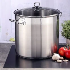 HI Universal Kochtopf XL 10/15/20 L Glas Deckel Induktion Topf Groß Griff Edelstahl Variante: 10 Liter -KALDEWEI-Shop 8600354700 A5545 9943 prod 005