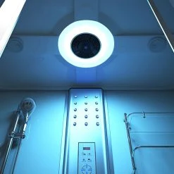 TroniTechnik Fertigdusche Komplettdusche Duschtempel TINOS 135cm X 80cm, Inkl. Farblicht, Radio, Massage -KALDEWEI-Shop 8600355400 2128 prod 005