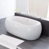 TroniTechnik Freistehende Badewanne Acrylwanne DOKOS