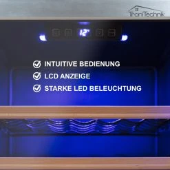 TroniTechnik Weinkühlschrank Weinkühler Trondhein 126 Liter/ 63 Flaschen -KALDEWEI-Shop 8600355400 4604 prod 006