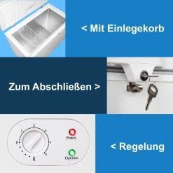 TroniTechnik Gefriertruhe Kühltruhe Kühlfach BORGAR 290L PRO Mit Korb Und Schloss -KALDEWEI-Shop 8600355400 4754 prod 005