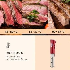 Klarstein Quickstick Sous Vide Garer | Thermostat: 50-95 °C In 0,5 °C Schritten | Umwälzpumpe Für 20 L | Edelstahl -KALDEWEI-Shop 8600359300 10053 prod 004