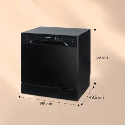 Klarstein Amazonia 8 Geschirrspülmaschine 1620 Watt Für 8 Maßgedecke 49 DB Aquastop -KALDEWEI-Shop 8600359300 10242 prod 006